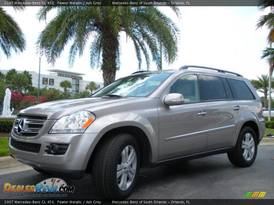 2007 Mercedes-Benz GL 450 Pewter Metallic / Ash Grey Photo #2