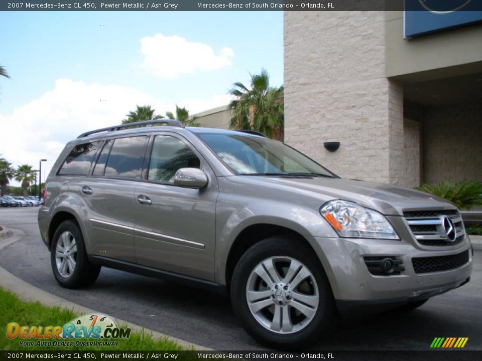 2007 Mercedes-Benz GL 450 Pewter Metallic / Ash Grey Photo #4
