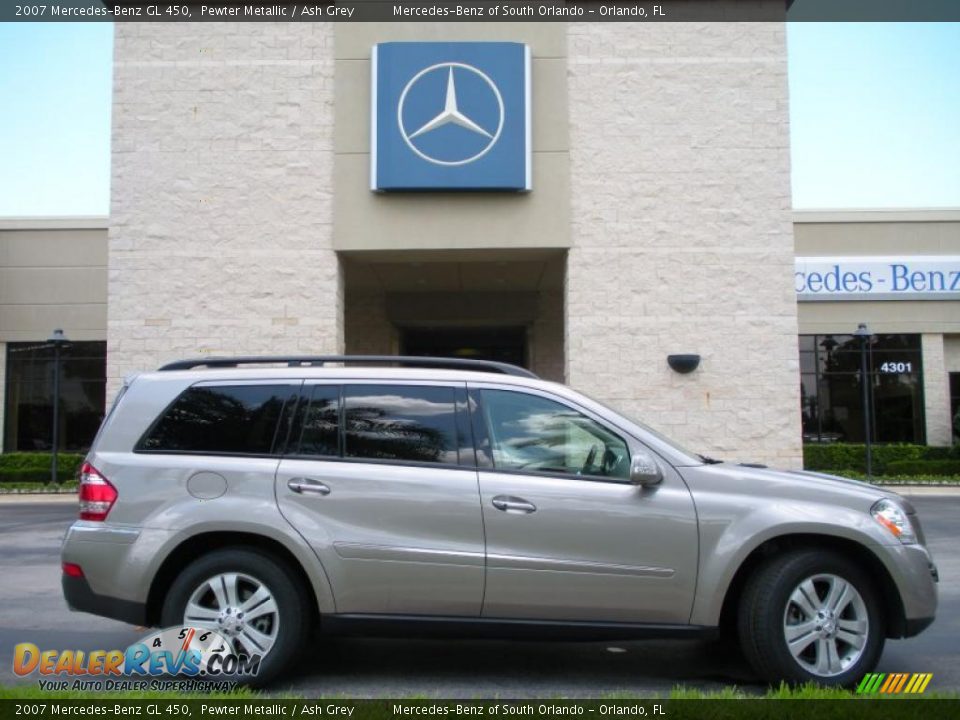 2007 Mercedes-Benz GL 450 Pewter Metallic / Ash Grey Photo #5