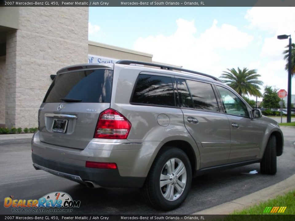 2007 Mercedes-Benz GL 450 Pewter Metallic / Ash Grey Photo #6
