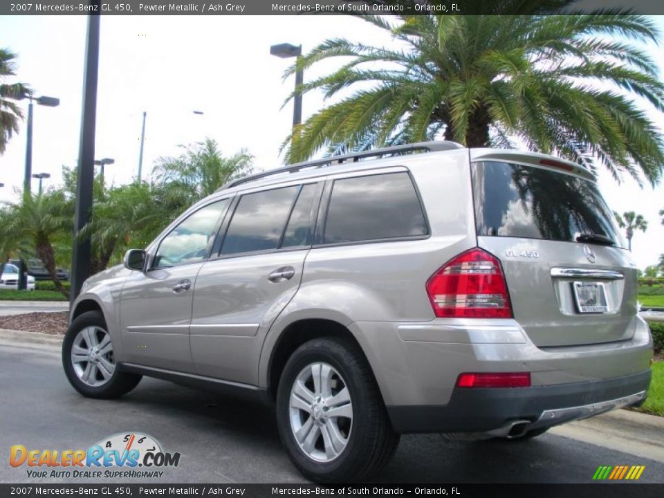 2007 Mercedes-Benz GL 450 Pewter Metallic / Ash Grey Photo #8