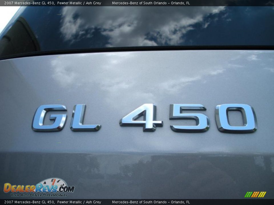 2007 Mercedes-Benz GL 450 Pewter Metallic / Ash Grey Photo #9