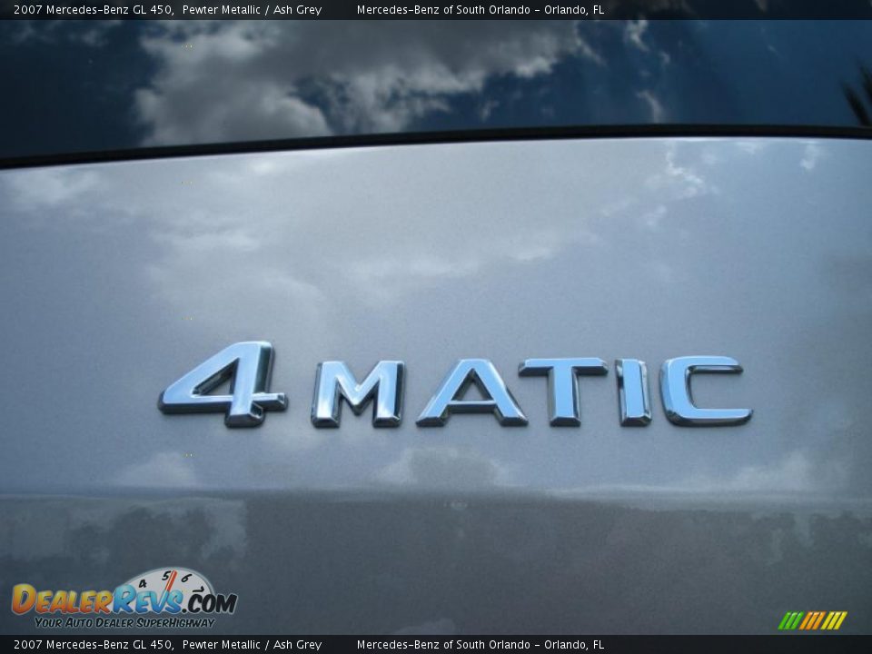 2007 Mercedes-Benz GL 450 Pewter Metallic / Ash Grey Photo #10