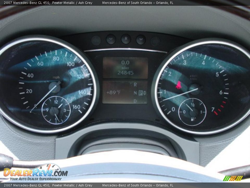 2007 Mercedes-Benz GL 450 Pewter Metallic / Ash Grey Photo #21