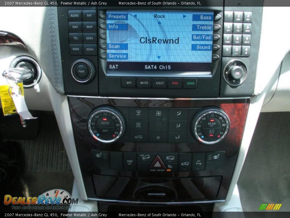 2007 Mercedes-Benz GL 450 Pewter Metallic / Ash Grey Photo #23