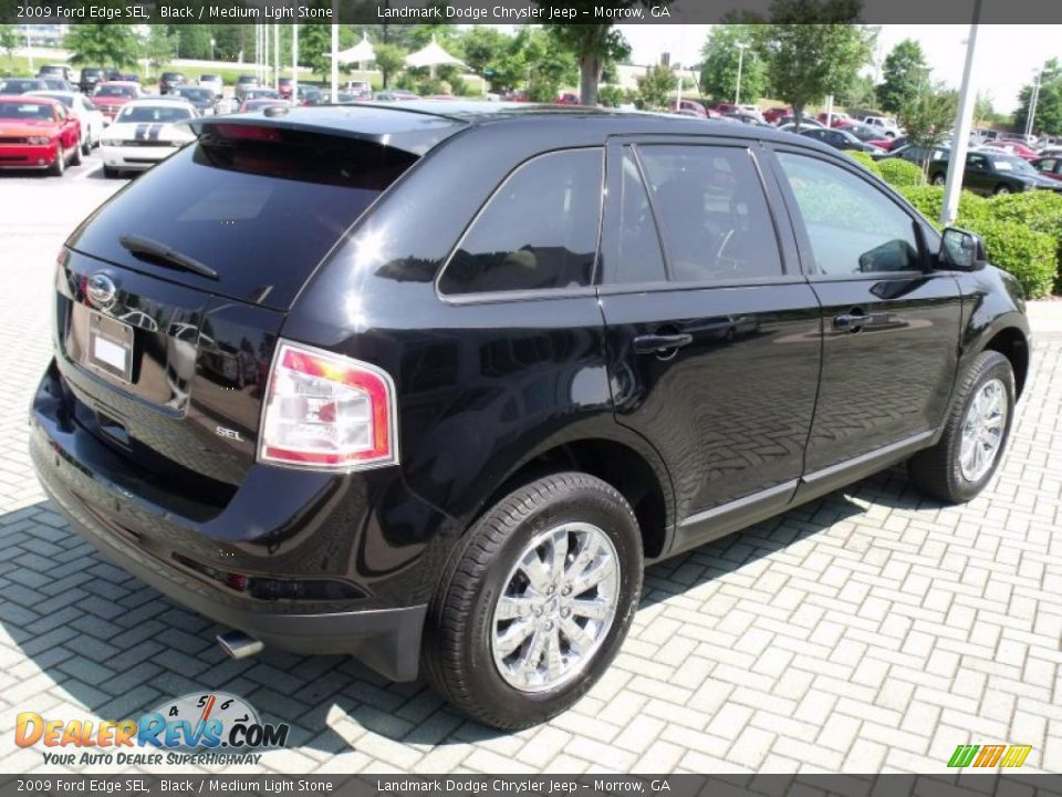 2009 Ford Edge SEL Black / Medium Light Stone Photo #5