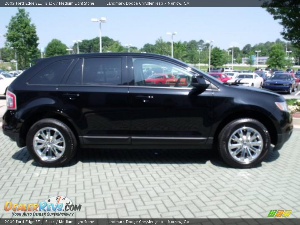 2009 Ford Edge SEL Black / Medium Light Stone Photo #6