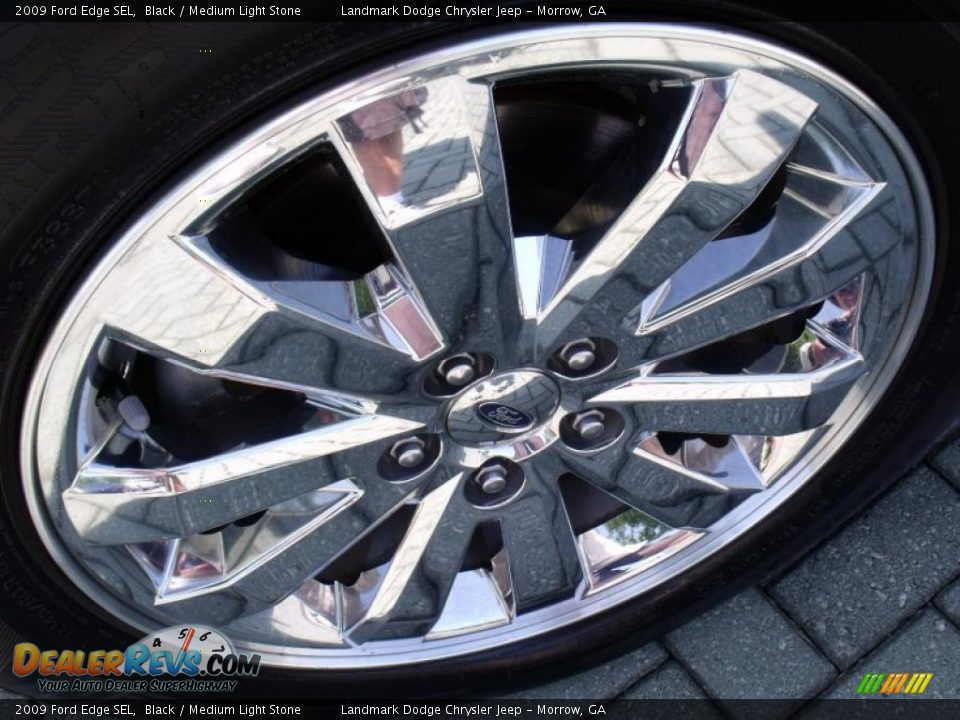 2009 Ford Edge SEL Black / Medium Light Stone Photo #9
