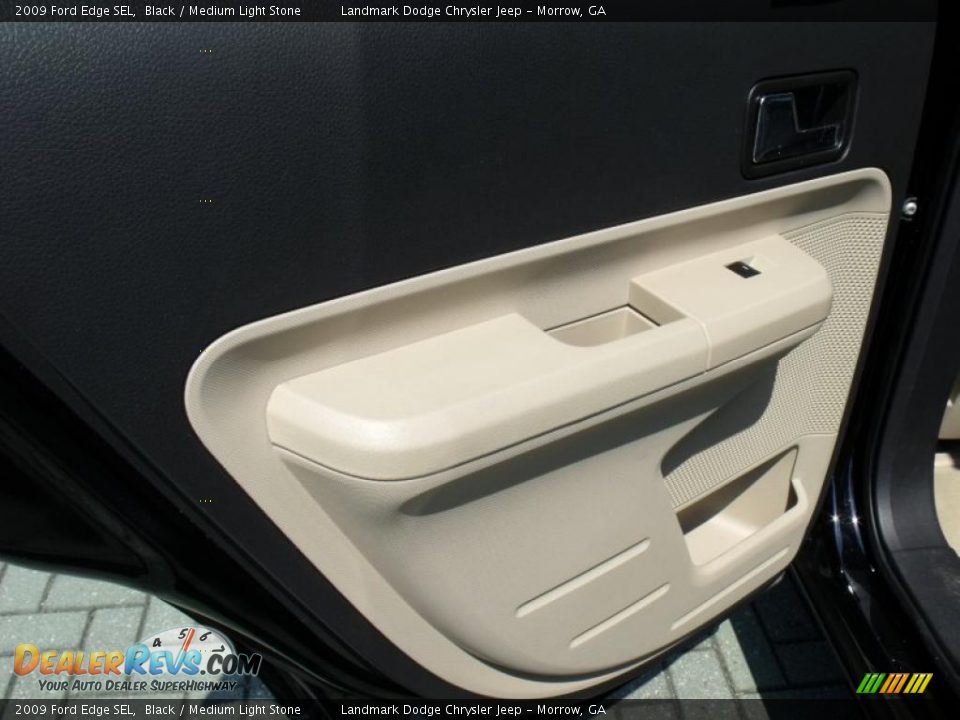2009 Ford Edge SEL Black / Medium Light Stone Photo #14