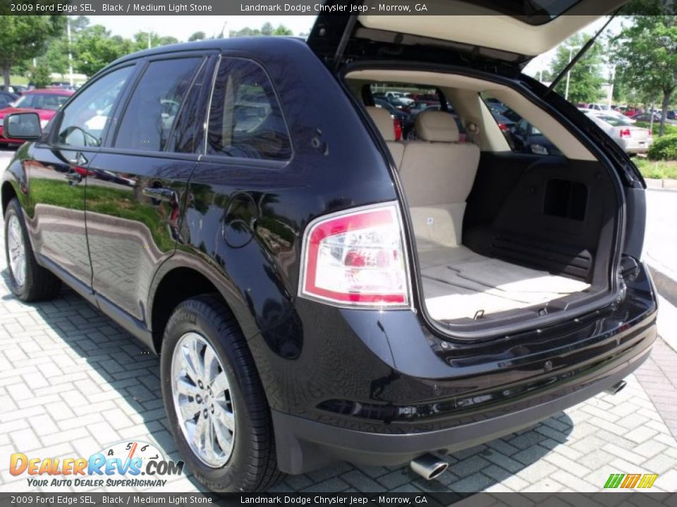 2009 Ford Edge SEL Black / Medium Light Stone Photo #15