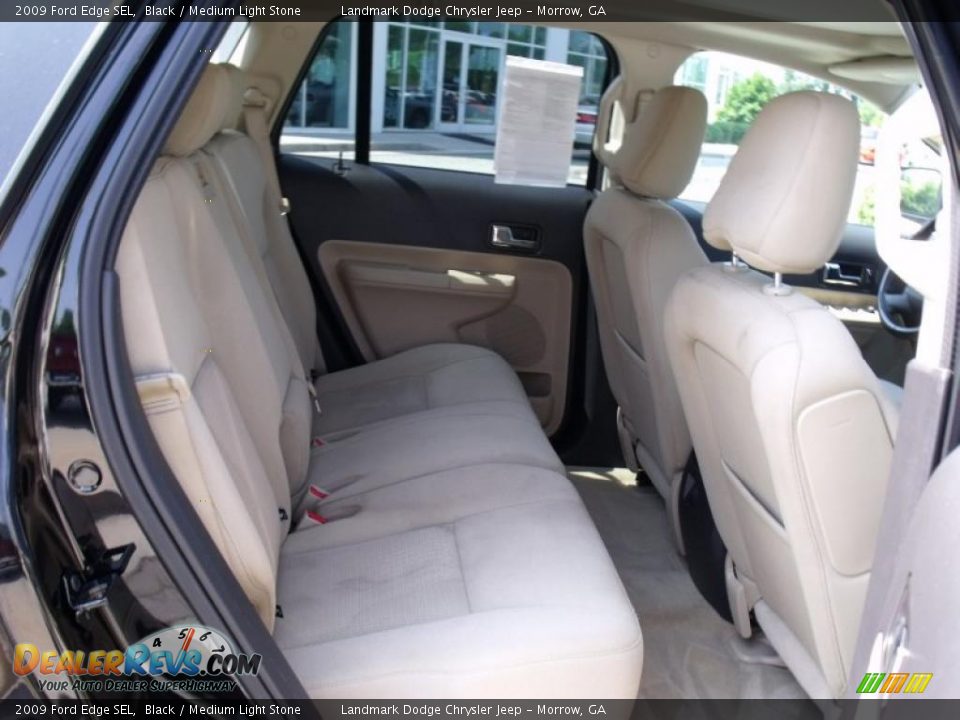 2009 Ford Edge SEL Black / Medium Light Stone Photo #16