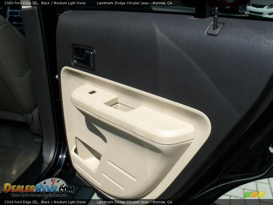 2009 Ford Edge SEL Black / Medium Light Stone Photo #17