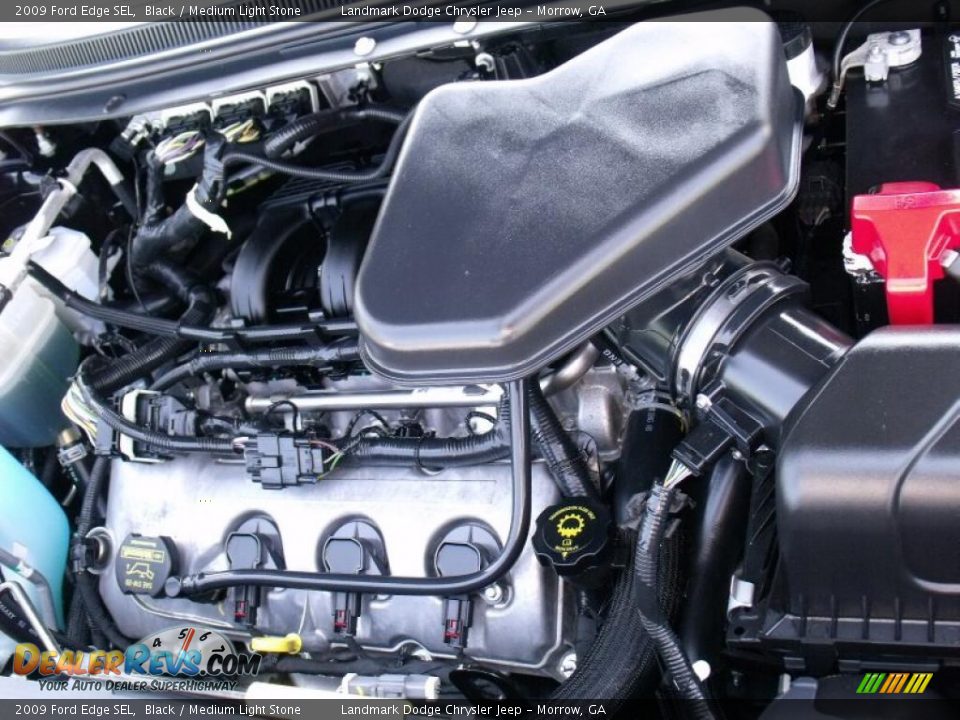 2009 Ford Edge SEL Black / Medium Light Stone Photo #27
