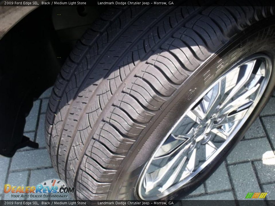 2009 Ford Edge SEL Black / Medium Light Stone Photo #28
