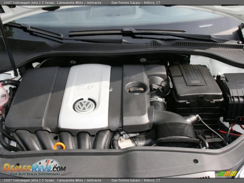 2007 Volkswagen Jetta 2.5 Sedan Campanella White / Anthracite Photo #25