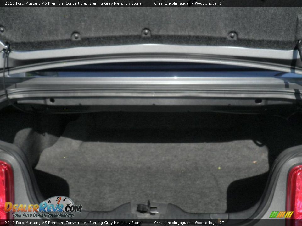 2010 Ford Mustang V6 Premium Convertible Sterling Grey Metallic / Stone Photo #8