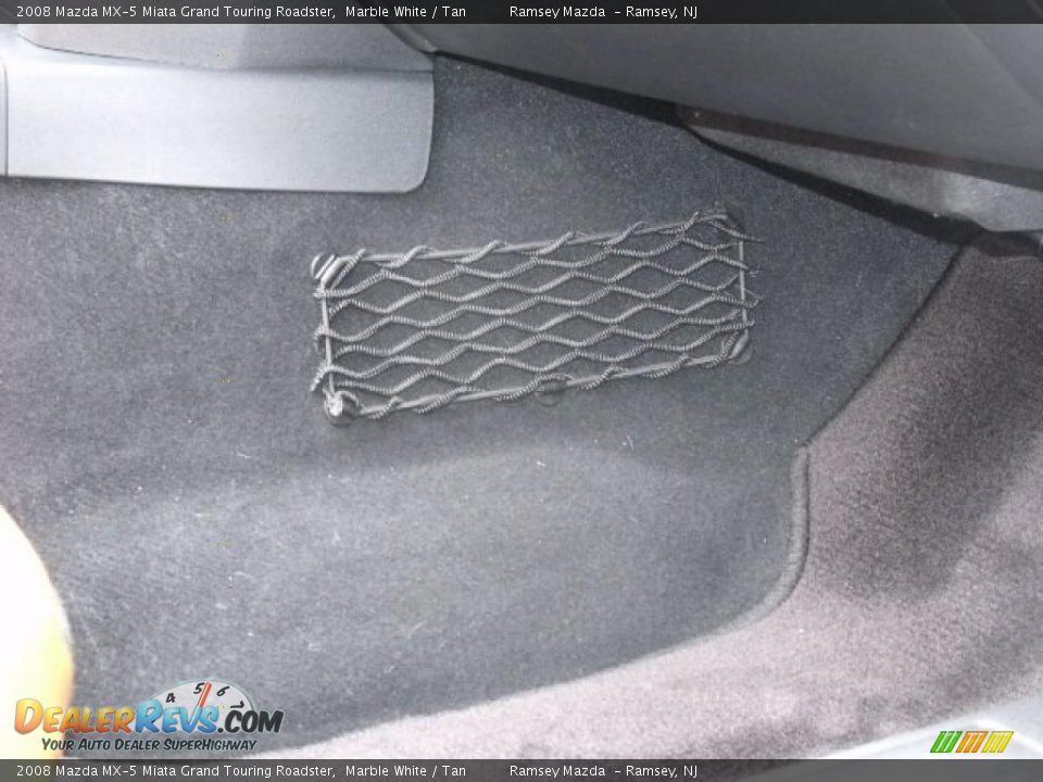 2008 Mazda MX-5 Miata Grand Touring Roadster Marble White / Tan Photo #17