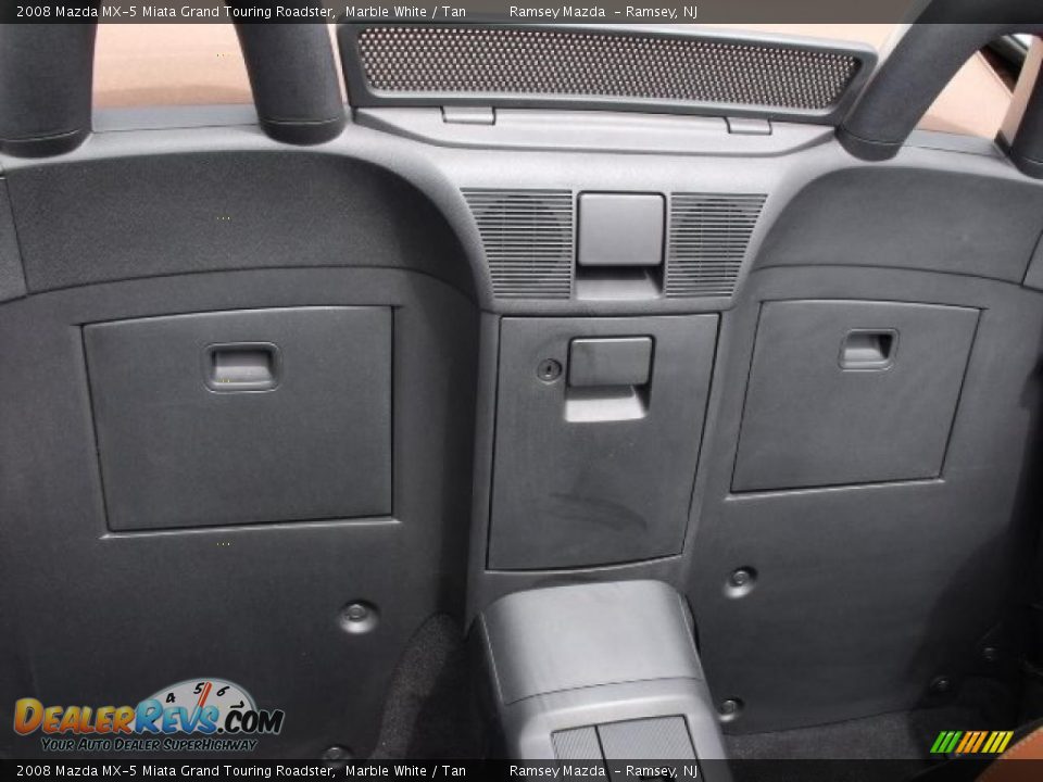 2008 Mazda MX-5 Miata Grand Touring Roadster Marble White / Tan Photo #32