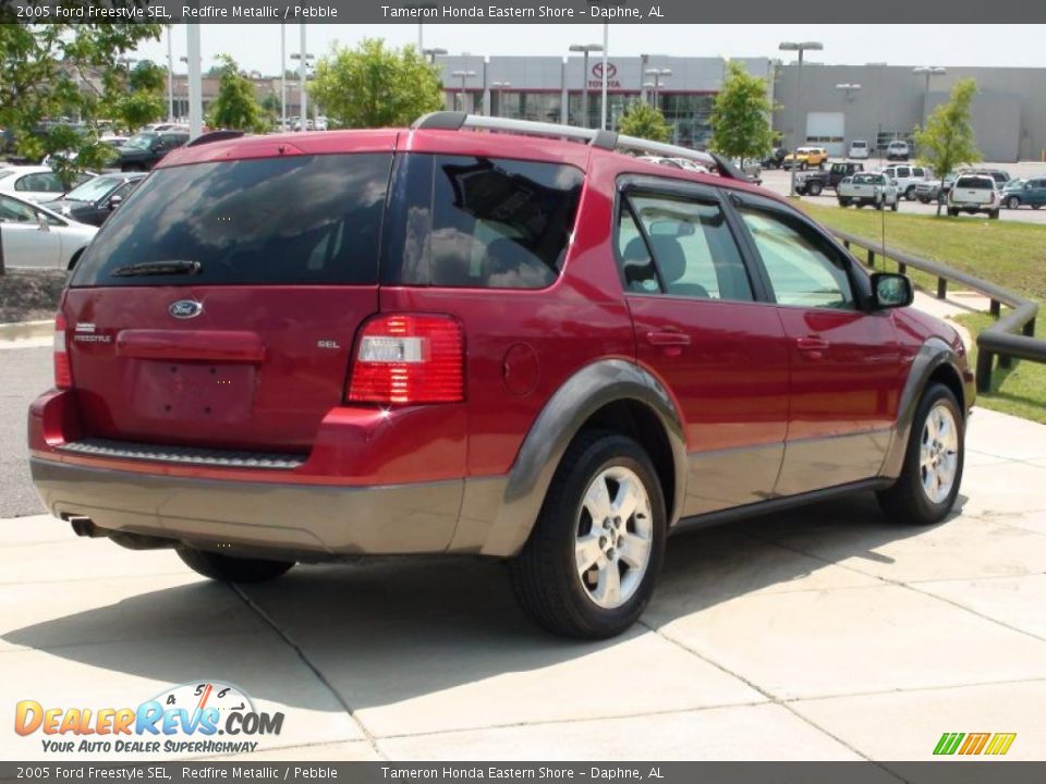 2005 Ford Freestyle SEL Redfire Metallic / Pebble Photo #6