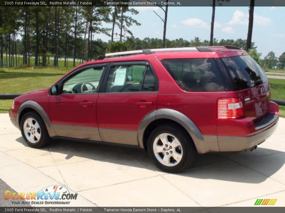 2005 Ford Freestyle SEL Redfire Metallic / Pebble Photo #9