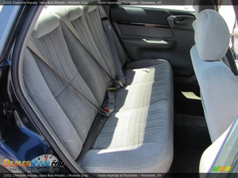 2002 Chevrolet Impala Navy Blue Metallic / Medium Gray Photo #5