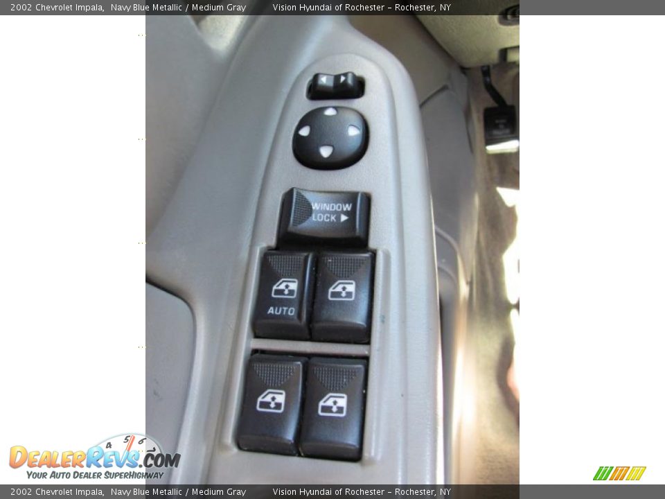 2002 Chevrolet Impala Navy Blue Metallic / Medium Gray Photo #15