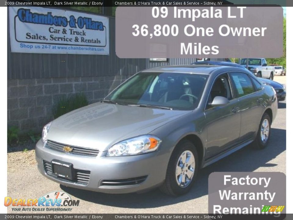 2009 Chevrolet Impala LT Dark Silver Metallic / Ebony Photo #1