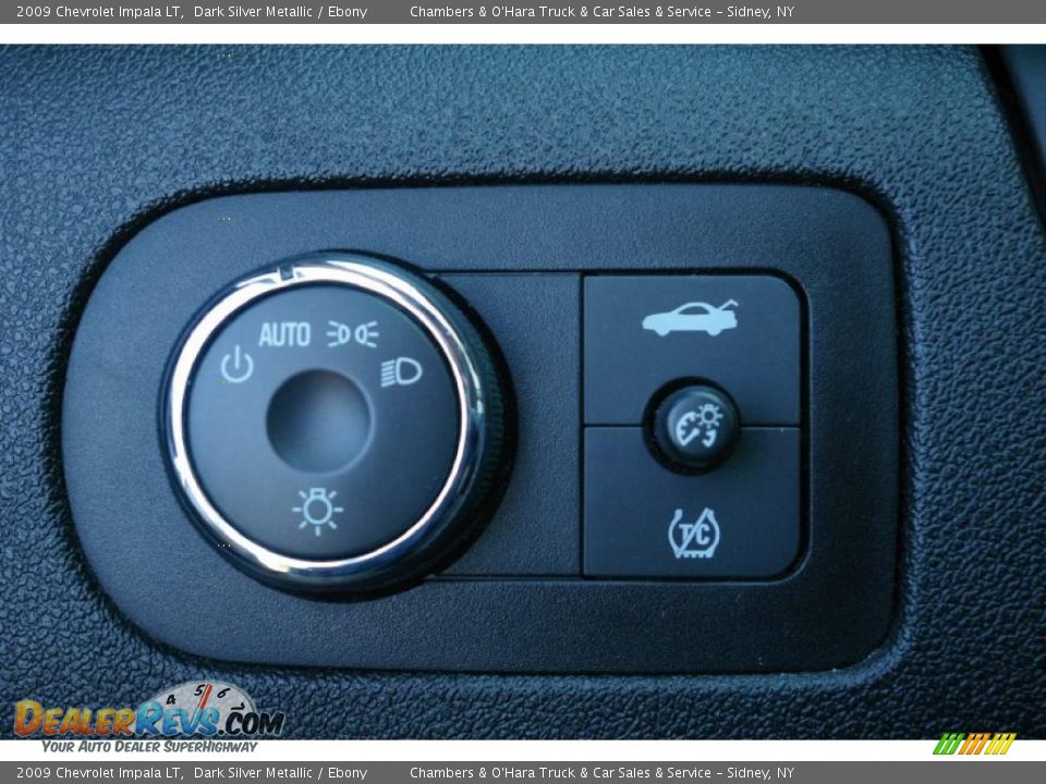 2009 Chevrolet Impala LT Dark Silver Metallic / Ebony Photo #9