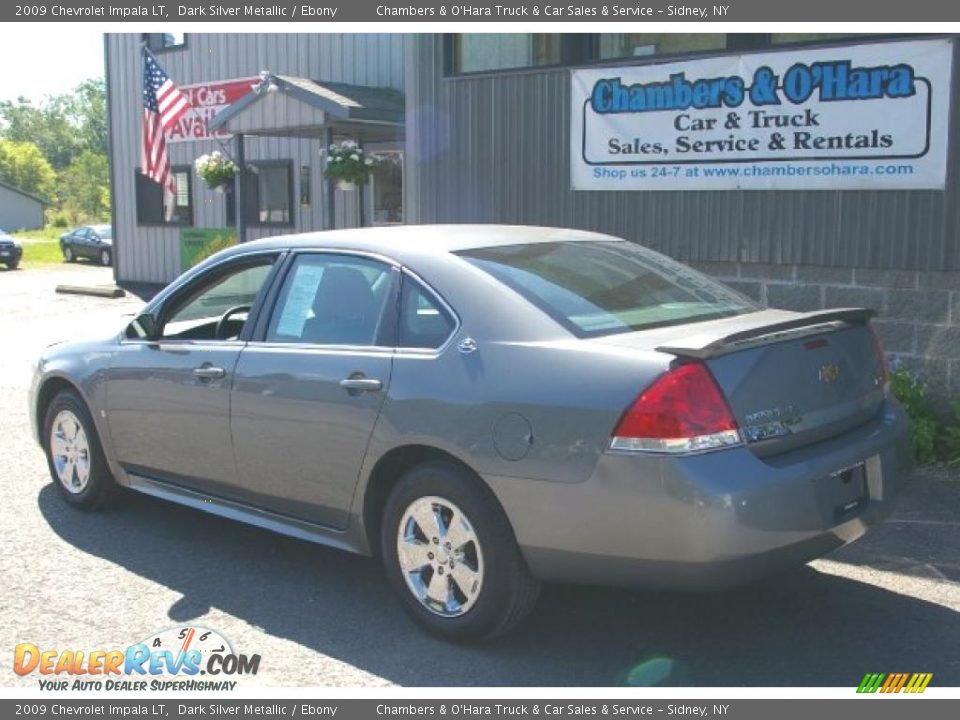 2009 Chevrolet Impala LT Dark Silver Metallic / Ebony Photo #13