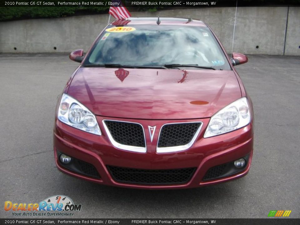 2010 Pontiac G6 GT Sedan Performance Red Metallic / Ebony Photo #1