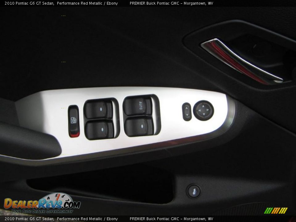 2010 Pontiac G6 GT Sedan Performance Red Metallic / Ebony Photo #13