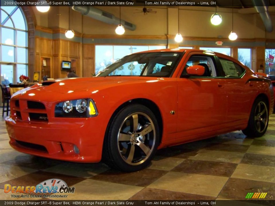 2009 Dodge Charger SRT-8 Super Bee HEMI Orange Pearl / Dark Slate Gray Photo #1