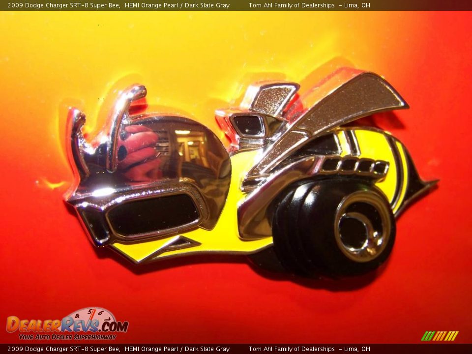2009 Dodge Charger SRT-8 Super Bee HEMI Orange Pearl / Dark Slate Gray Photo #3