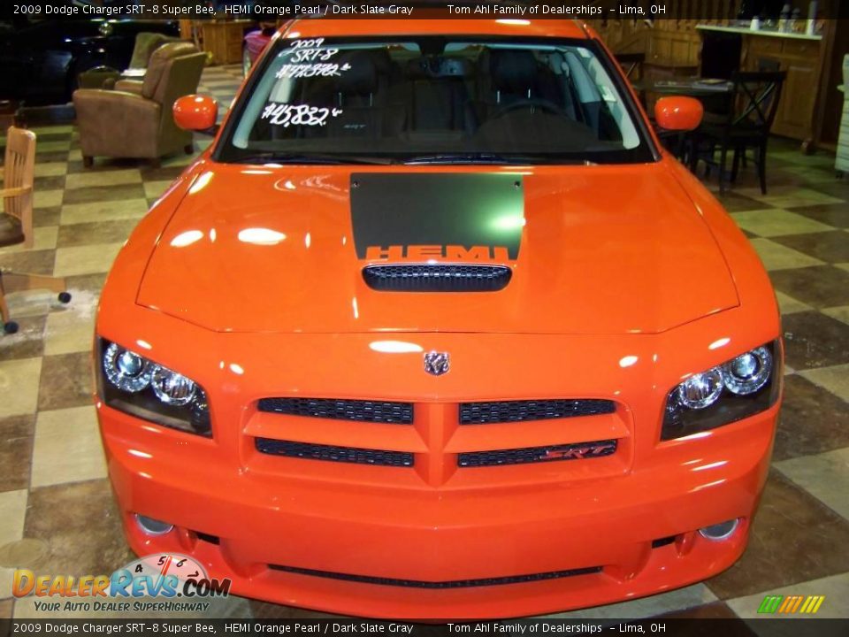 2009 Dodge Charger SRT-8 Super Bee HEMI Orange Pearl / Dark Slate Gray Photo #5