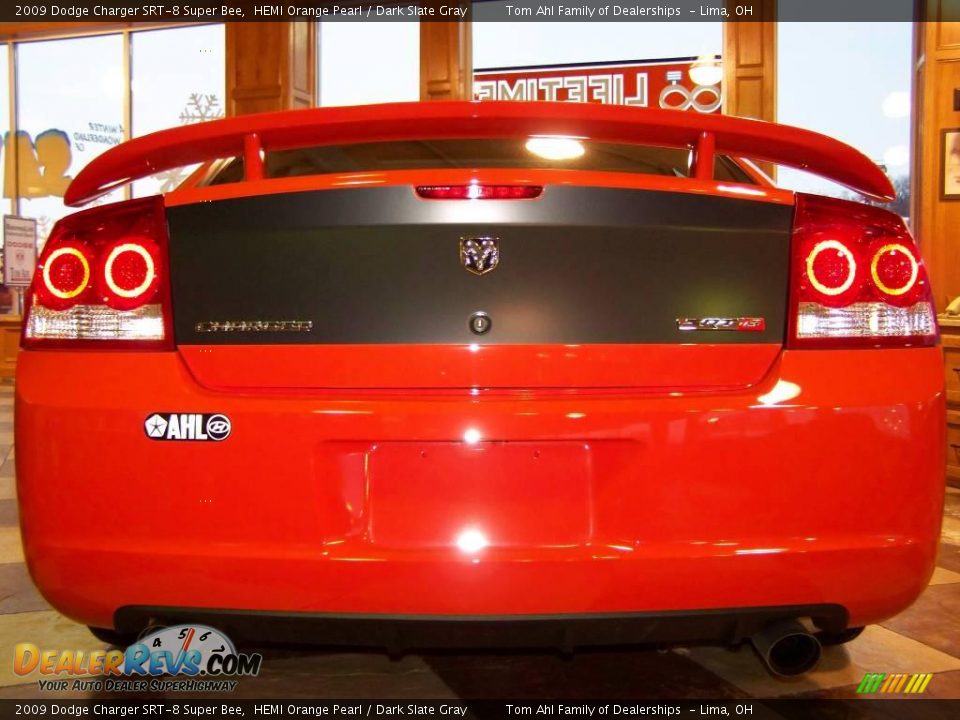 2009 Dodge Charger SRT-8 Super Bee HEMI Orange Pearl / Dark Slate Gray Photo #7