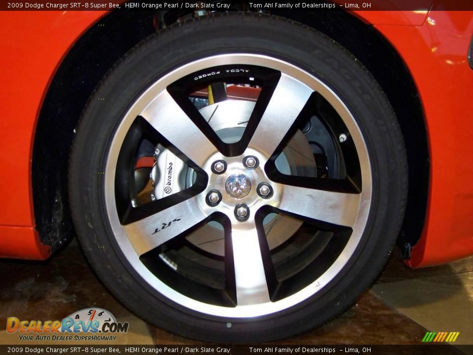2009 Dodge Charger SRT-8 Super Bee HEMI Orange Pearl / Dark Slate Gray Photo #8