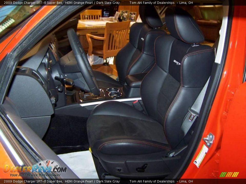 2009 Dodge Charger SRT-8 Super Bee HEMI Orange Pearl / Dark Slate Gray Photo #10