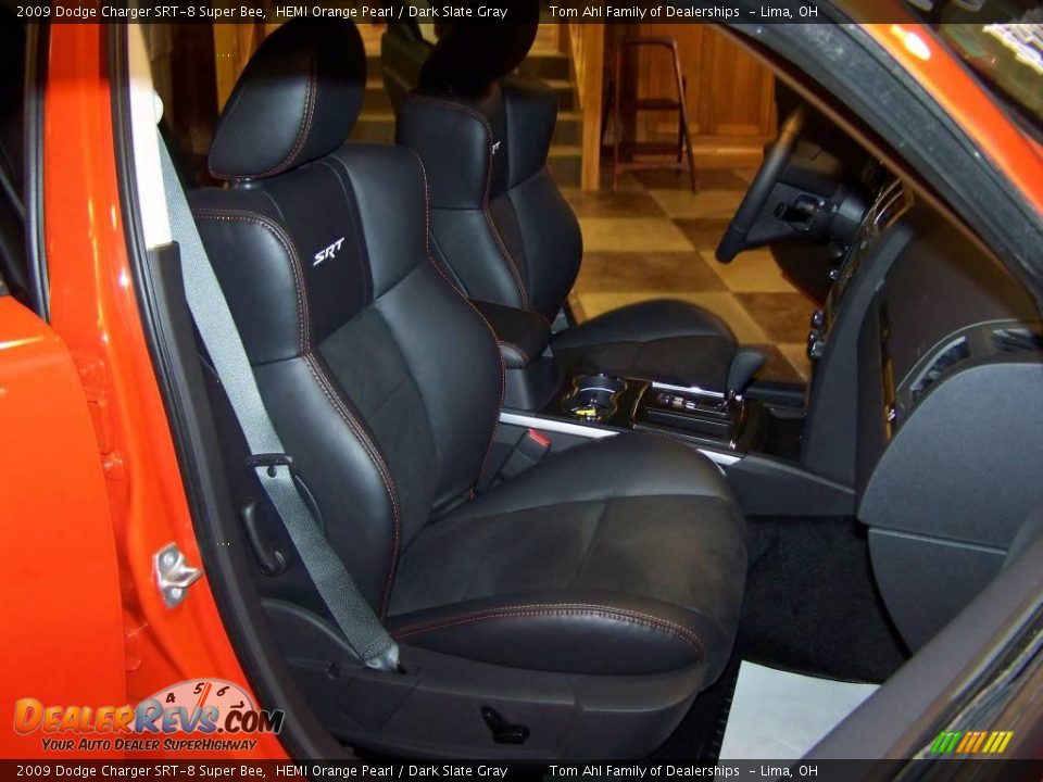 2009 Dodge Charger SRT-8 Super Bee HEMI Orange Pearl / Dark Slate Gray Photo #14