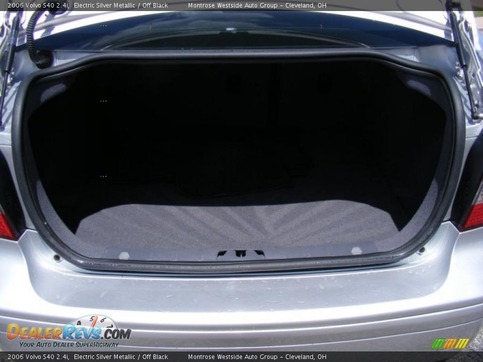 2006 Volvo S40 2.4i Electric Silver Metallic / Off Black Photo #26