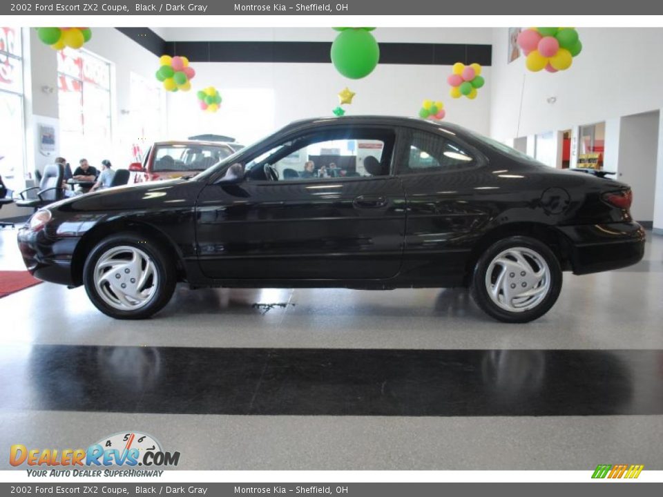2002 Ford Escort ZX2 Coupe Black / Dark Gray Photo #4