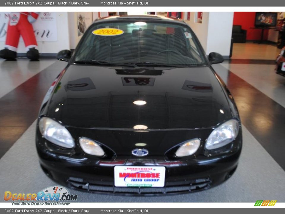 2002 Ford Escort ZX2 Coupe Black / Dark Gray Photo #11