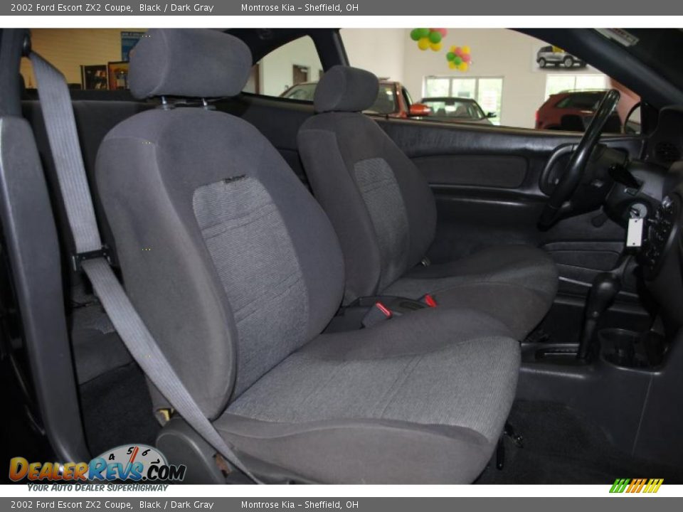 2002 Ford Escort ZX2 Coupe Black / Dark Gray Photo #18