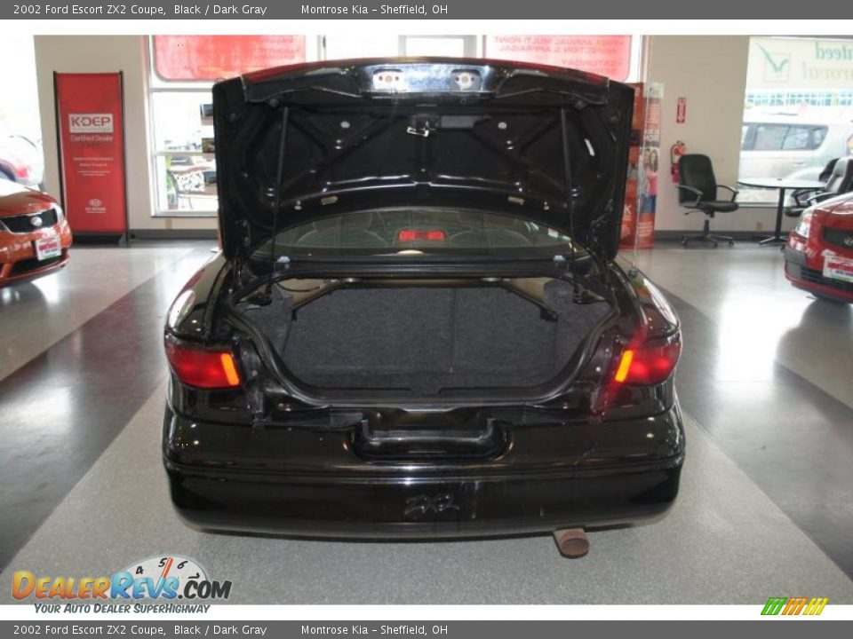 2002 Ford Escort ZX2 Coupe Black / Dark Gray Photo #21