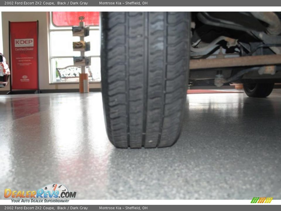 2002 Ford Escort ZX2 Coupe Black / Dark Gray Photo #23