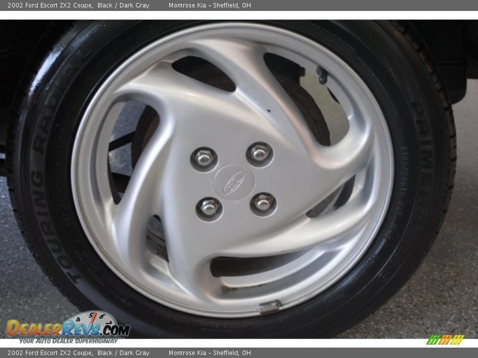 2002 Ford Escort ZX2 Coupe Black / Dark Gray Photo #24