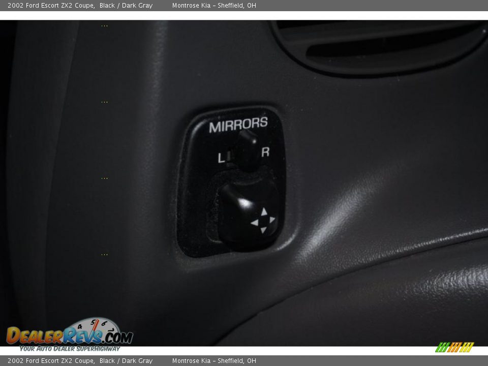 2002 Ford Escort ZX2 Coupe Black / Dark Gray Photo #28
