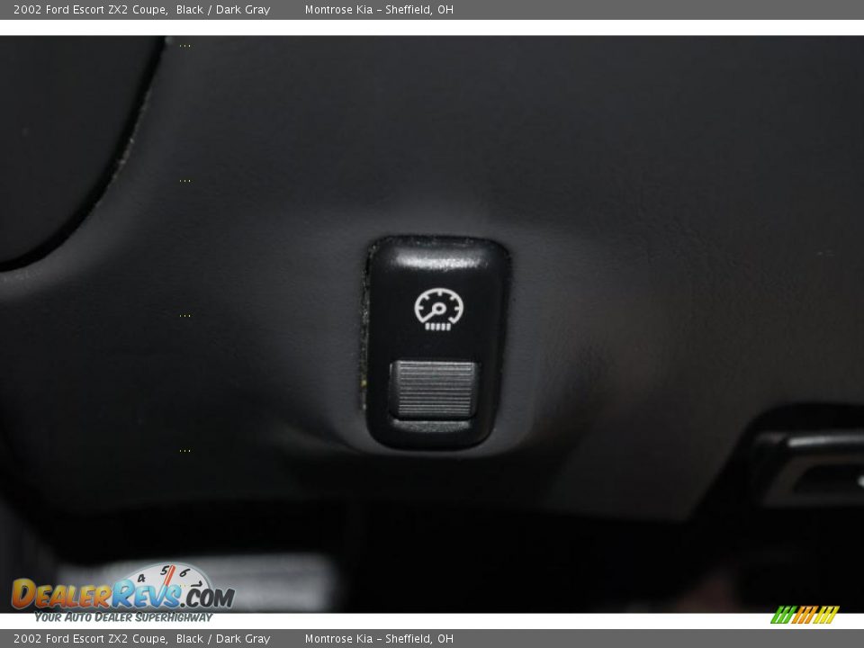 2002 Ford Escort ZX2 Coupe Black / Dark Gray Photo #29