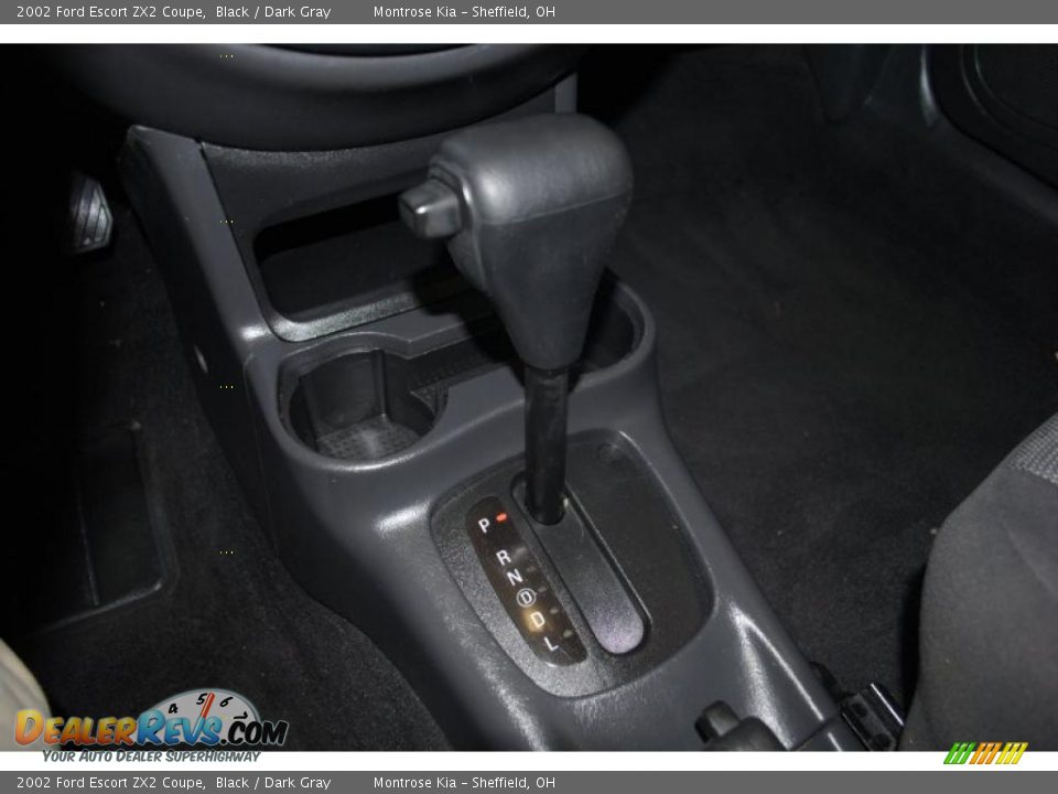 2002 Ford Escort ZX2 Coupe Black / Dark Gray Photo #36