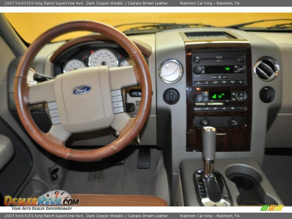 2007 Ford F150 King Ranch SuperCrew 4x4 Dark Copper Metallic / Castano Brown Leather Photo #7