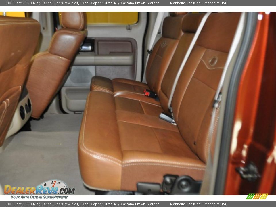 2007 Ford F150 King Ranch SuperCrew 4x4 Dark Copper Metallic / Castano Brown Leather Photo #13